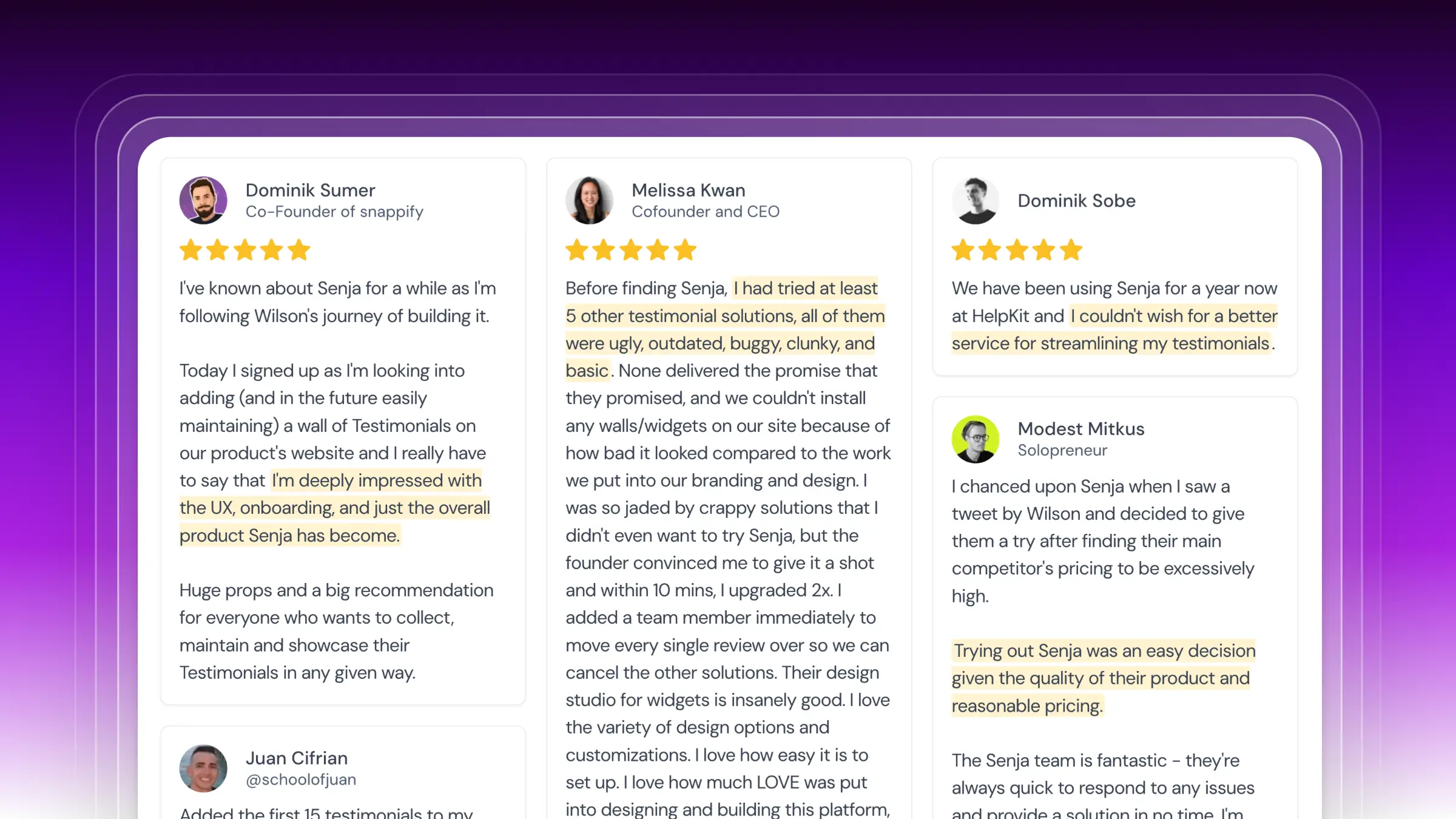 Add reviews to Carrd in 5 minutes for free