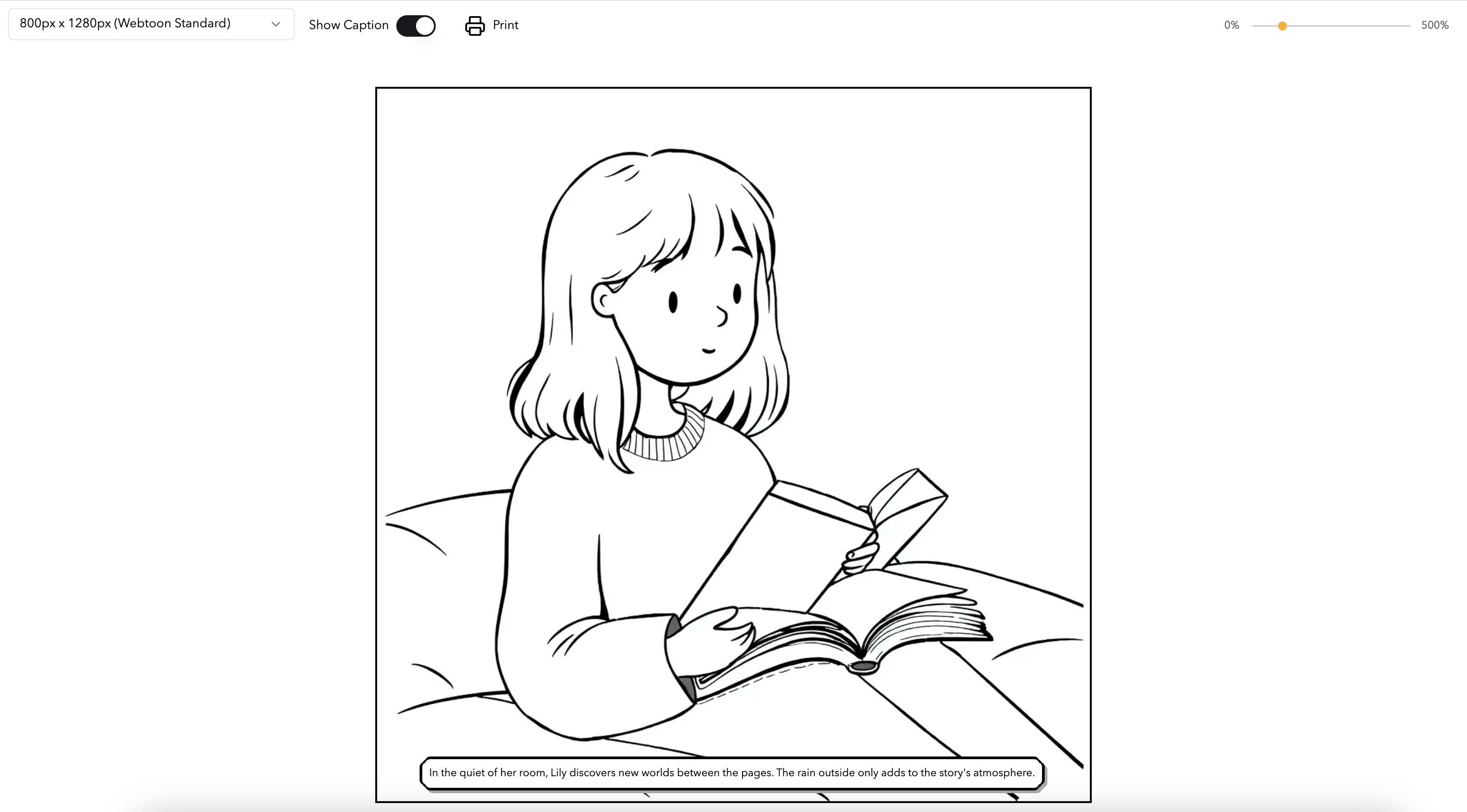 Publishing options interface